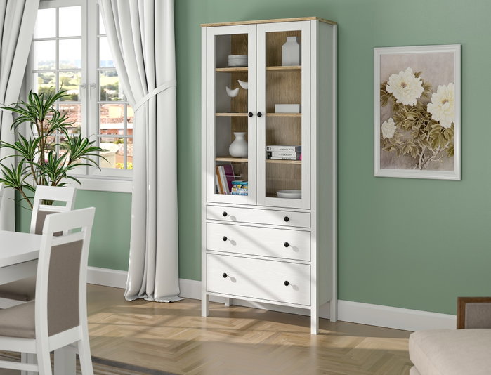 Hanah Home Estantería FRN-20069 Madera y Blanco